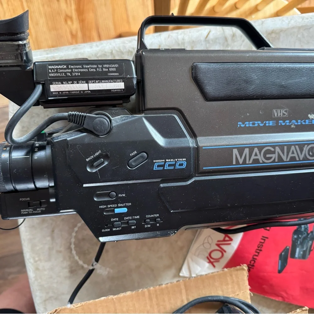 Magnavox Black VHS Camcorder